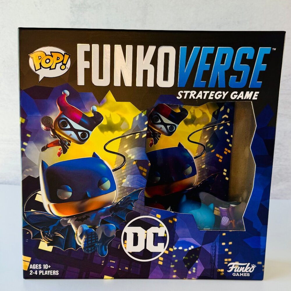 DC Funko Verse Strategy Game - Joker, Batgirl, Harley Quinn, Batman, ALL PIECES